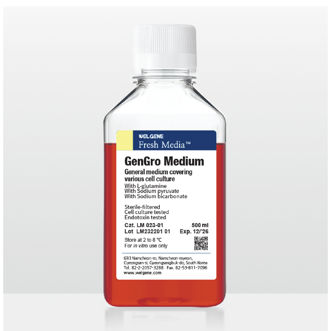 GenGro medium (LM023-01) Covering Various Cell culture